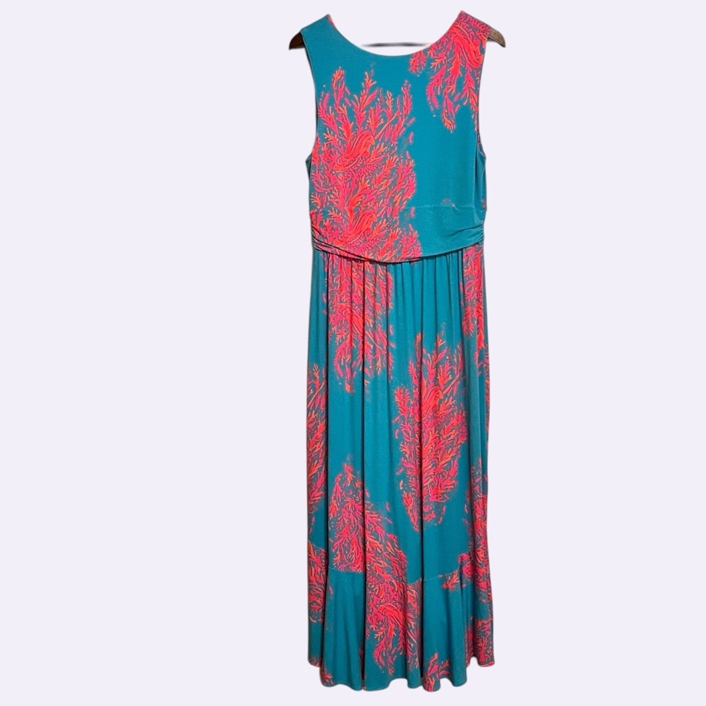 Lilly Pulitzer Moana Maxi Dress Turquoise Oasis
Goddess Of The Sea Women’s L - Picture 4 of 10
